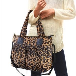 🔥 LAST ONE!🔥 Leopard Puffer Tote Bag